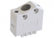 D-Sub connector housing, size: 1 (DE), angled 75°, cable Ø 6.5 mm, Polycarbonate, gray, 423554