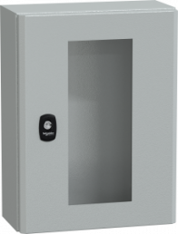 Door, (H x W x D) 400 x 300 x 150 mm, IP66, steel, light gray, NSYS3D4315T