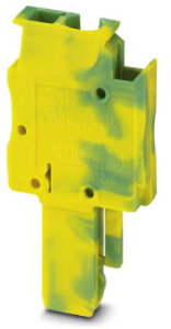 Plug, spring balancer connection, 0.08-4.0 mm², 1 pole, 24 A, 6 kV, yellow/green, 3043129