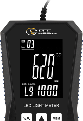 PCE-LED 30 PCE Instruments Luxmeter, Sound Level Meter, Magnetic Field Tester Image 4