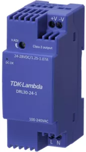 DRL-30-24-1 TDK-Lambda DIN Rail Power Supplies