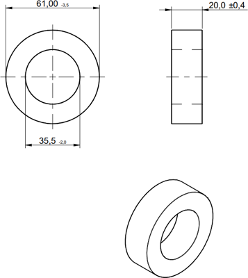 74270191 Würth Elektronik eiSos Ferrite cable cores Image 2