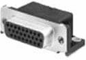 D-Sub connector, 15 pole, standard, angled, solder pin, 1-1734344-2