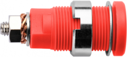 4 mm socket, screw connection, mounting Ø 12.2 mm, CAT III, red, SEB 6445 NI / RT