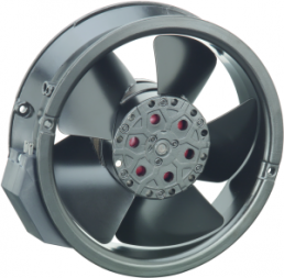 DC axial fan, 48 V, 172 x 172 x 51 mm, 710 m³/h, 69 dB, ball bearing, ebm-papst, 6318/2TDHHP