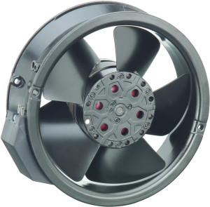 DC axial fan, 24 V, 172 x 172 x 51 mm, 710 m³/h, 69 dB, ball bearing, ebm-papst, 6314/2TDHHP