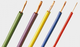 Silicone-stranded wire, highly flexible, halogen free, SiliVolt-E, 0.5 mm², AWG 20, brown, outer Ø 2.3 mm