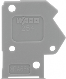 End plate for connection terminal, 254-600