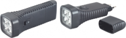 Rechargeable multi-LED torch, black, black, 12 h