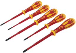 VDE screwdriver kit, PZ1, PZ2, 3.5 mm, 4 mm, 5.5 mm, Pozidriv/slotted, T49283D