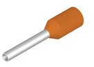 Insulated Wire end ferrule, 0.5 mm², 14 mm/8 mm long, orange, 0690700000