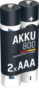 5030982 Ansmann Round Cell Batteries, 9V Block Batteries