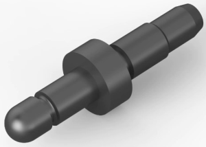 Round plug, Ø 1.47 mm, L 9.78 mm, uninsulated, straight, 3-60753-2