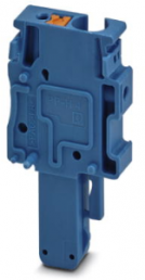 Plug, push-in connection, 0.2-6.0 mm², 1 pole, 32 A, 8 kV, blue, 3211980