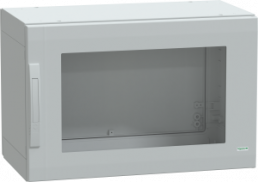 Control cabinet, (H x W x D) 500 x 750 x 420 mm, IP65, polyester, light gray, NSYPLA574TG