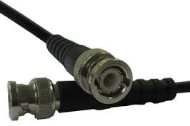 Coaxial Cable, BNC plug (straight) to BNC plug (straight), 50 Ω, RG-58, grommet black, 750 mm, 115101-19-M0.75