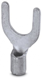 Uninsulated forked cable lug, 1.5-2.5 mm², AWG 16 to 14, M6, metal