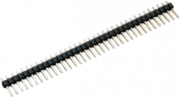 Pin header, 40 pole, pitch 2.54 mm, straight, black, 10120206