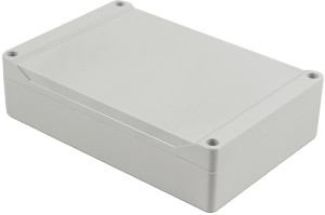 ABS enclosure, (L x W x H) 180 x 120 x 45 mm, light gray (RAL 7035), IP66, 1555HLGY