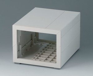 ABS enclosure, (L x W x H) 130 x 185 x 124 mm, gray white (RAL 9002), IP40, B2213217