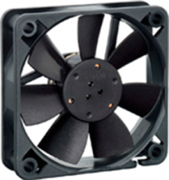 DC axial fan, 12 V, 60 x 60 x 15 mm, 33 m³/h, 31 dB, Sintec slide bearing, ebm-papst, 612 FH