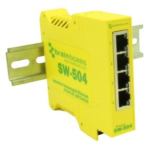 SW-504 BRAINBOXES Industrial ethernet switches Image 4