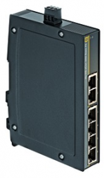 Ethernet switch, unmanaged, 6 ports, 100 Mbit/s, 24-48 VDC, 24030060010