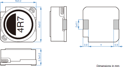 SLF6025T-150MR88-PF TDK Fixed Inductors Image 2