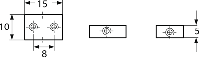 005.60.733 Ettinger Mounting Brackets, Blocks Image 2
