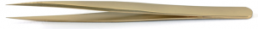 Precision tweezers, uninsulated, antimagnetic, brass, 130 mm, 27C.BR.0