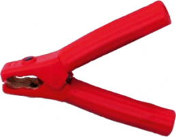 Battery charging plier 1000 A, 150 mm, polarity symbol +, red, full insulation