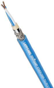 PVC ethernet cable, ethernet/ethernet-APL, 2-wire, AWG 18, blue, 2170918