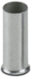 Uninsulated Wire end ferrule, 10 mm², 12 mm long, DIN 46228/1, silver, 3200331