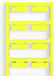 Polyamide Device marker, (L x W) 26 x 9 mm, yellow, 80 pcs