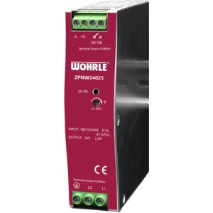 ZPNW24025 WÖHRLE DIN Rail Power Supplies