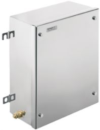 Stainless steel enclosure, (L x W x H) 150 x 260 x 350 mm, silver (RAL 7035), IP67, 1195900000