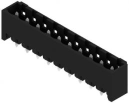 Pin header, 10 pole, pitch 5.08 mm, straight, black, 1838290000