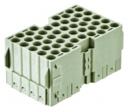 Pin contact insert, Yellock 60, 48 pole, unequipped, crimp connection, 11056483001