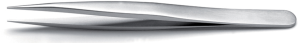 Precision tweezers, uninsulated, antimagnetic, stainless steel, 120 mm, 00.SA.0