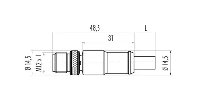 77 4530 0000 50704 0200 binder Sensor-Actuator Cables Image 2
