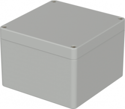 ABS enclosure, (L x W x H) 122 x 120 x 85 mm, light gray (RAL 7035), IP65, 03227000