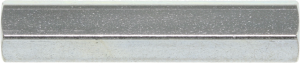 Hexagonal spacer bolt, Internal/Internal Thread, M2.5/M2.5, 17.5 mm, brass