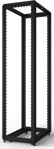 47 U cabinet rack, mobile, (H x W x D) 2200 x 800 x 600 mm, steel, black gray, 20630-245