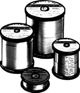 Solder wire, leaded, Sn63Pb35.6Ag1.4, Ø 0.8 mm, 70 g