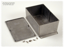 Aluminum die cast enclosure, (L x W x H) 188 x 120 x 82 mm, natural, IP54, 1590EF