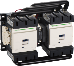 Reversing contactor, 3 pole, 150 A, 400 V, 3 Form A (N/O), coil 110 VAC, screw connection, LC2D150F7