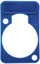 Label plate, blue