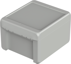 ABS enclosure, (L x W x H) 151 x 125 x 90 mm, light gray (RAL 7035), IP66, 96033235