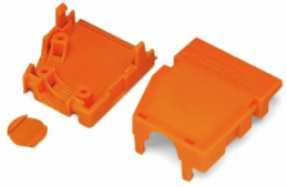Strain relief housing for PCB connector, 232-638