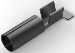 Round plug, Ø 4.57 mm, L 18.28 mm, uninsulated, straight, 2.0-6.0 mm², AWG 14-10, 42868-2